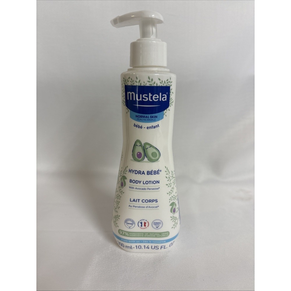Mustela Hydra Bebe Body Lotion 300ml Baby Moisturizer Avocado New Fast Shipping